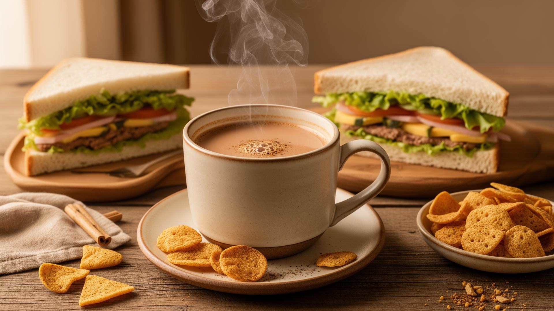 Fresh chai tea and delicious snacks by SipBite